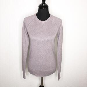 Lululemon Still Lotus reversible heathered frosted mulberry light purple sweater